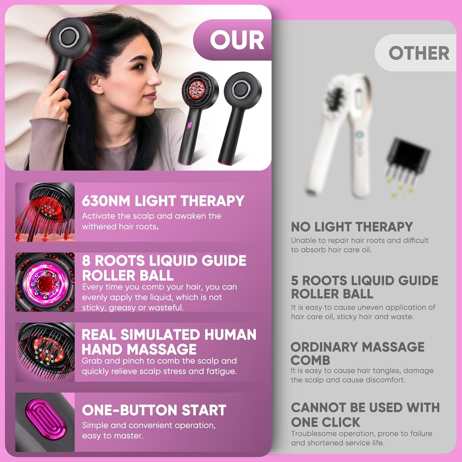 Scalp Relaxing Massage Comb – مشط تدليك مريح لفروة الرأس